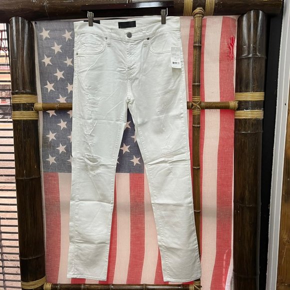 J Brand Men's Slim Jeans in White - Picture 1 of 10